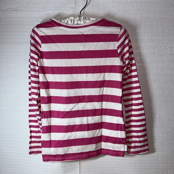 WONDER NATION Long Sleeve Heart Pocket T-Shirt Girls Small 6/6X - Picture 4 of 6